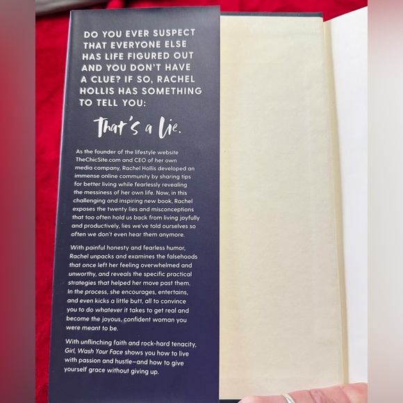 HARDBACK GIRL WASH YOUR FACE GREAT CONDITION NO TEARS RIPS OR WRITING SELF CARE - Picture 11 of 11